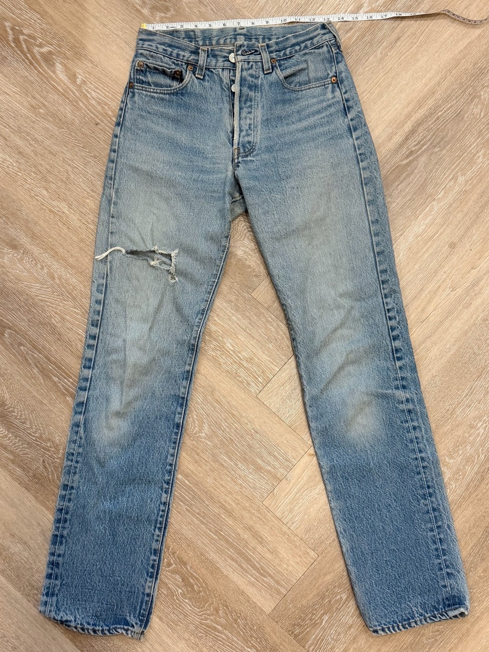 Classic Vintage Levi 501s Blue Jeans